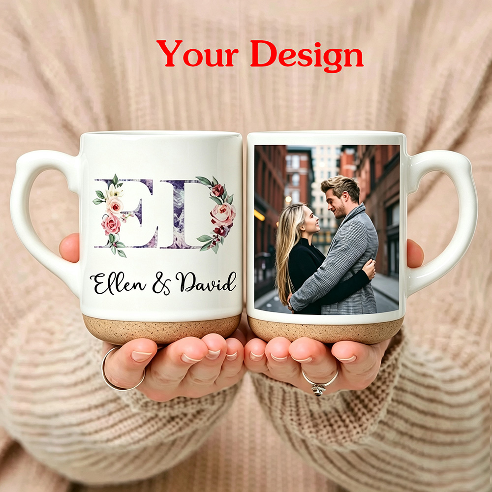 Coffee Tea Images - Spersonalizowany kubek emaliowany z Twoim zdjęciem,