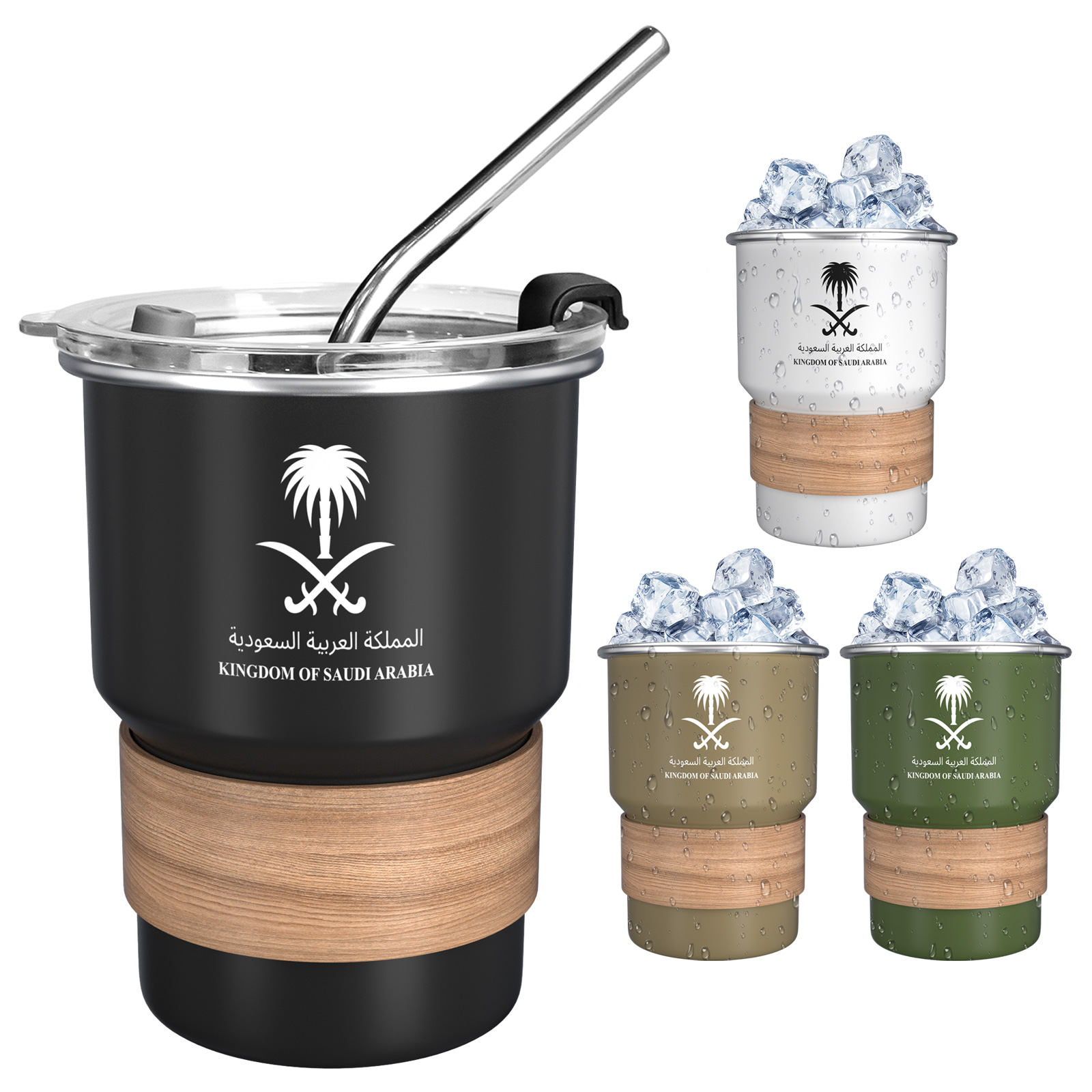 Coffee Tea Name - 500ML Godło Republiki Saudyjskiej Logo Kubek