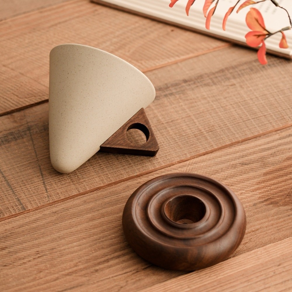 Xbloom Coffee Tea - Gruboziarnisty ceramiczny trójkątny kubek w kształcie