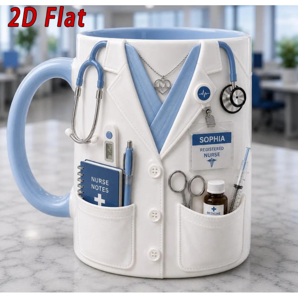 Kubek ceramiczny dla pielęgnia – Coffee Tea Name recenzja i cena