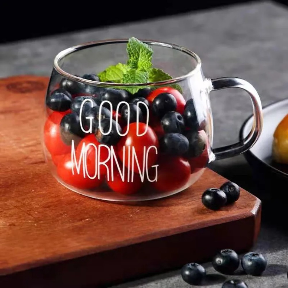 1szt Kreatywny szklany kubek d – Coffee Tea Name recenzja i cena