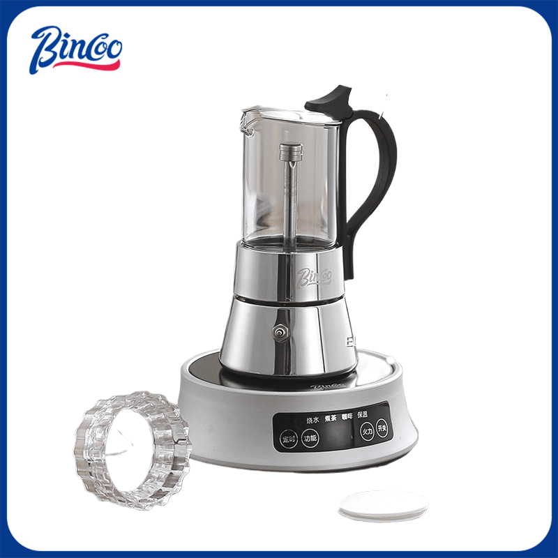 BINCOO Dwukomorowy ekspres do  – Moka Pot Stove recenzja i cena