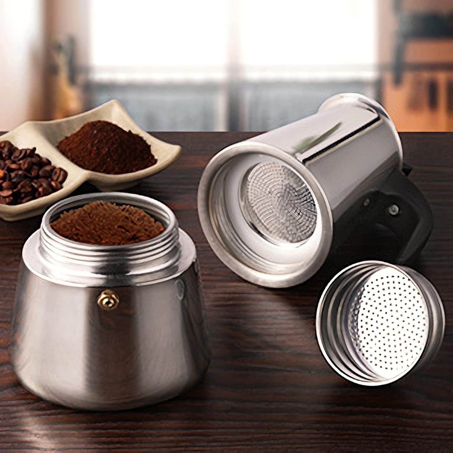 4/6/9 kubki Moka Pot Caffe Mac – Moka Pot Stove recenzja i cena