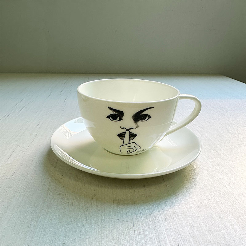 Ceramiczny kubek z ręcznie rys – Coffee Tea Images recenzja i cena