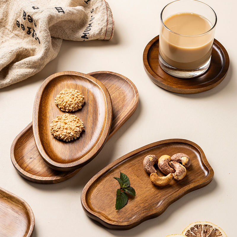1 szt. Japońska drewniana taca – Coffee Tea Images recenzja i cena